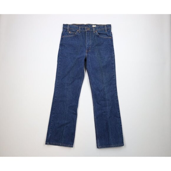 Vintage 90s Levis 517 Orange Tab Mens 34x30 Distressed Flared Bootcut Jeans USA